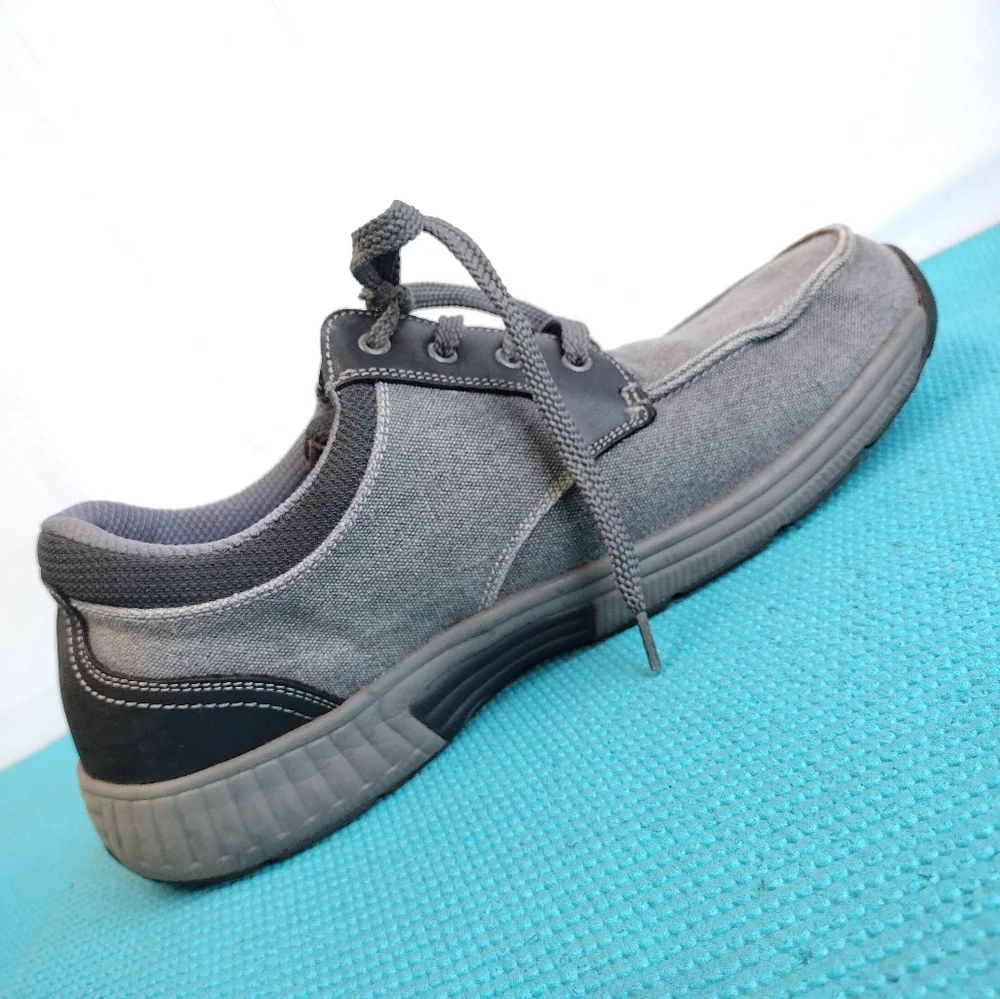 Orthofeet Shoes Men's Orthopedic Porto Canvas Loafer Sz 13 NO INSOLES